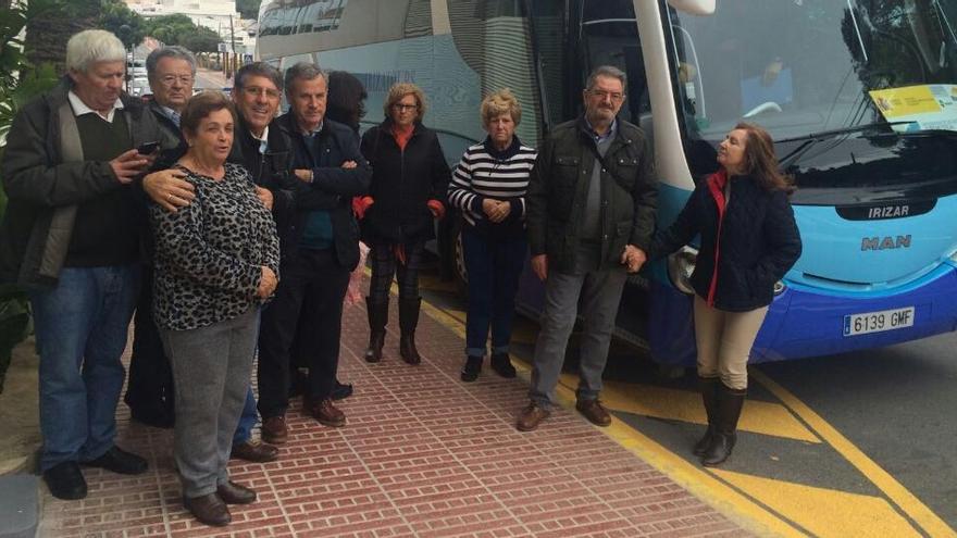 Turistas del Imserso en Ibiza, en una imagen de archivo.