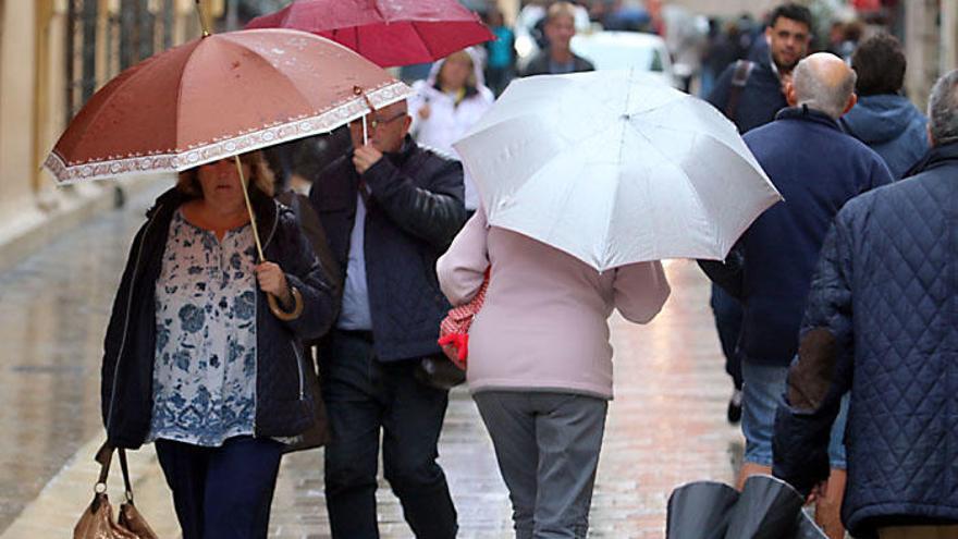 Vuelven las lluvias a Málaga.