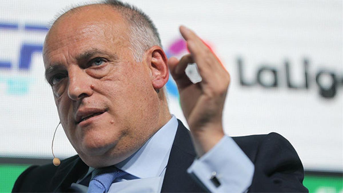 Tebas pide justicia en el caso de los amaños de partidos