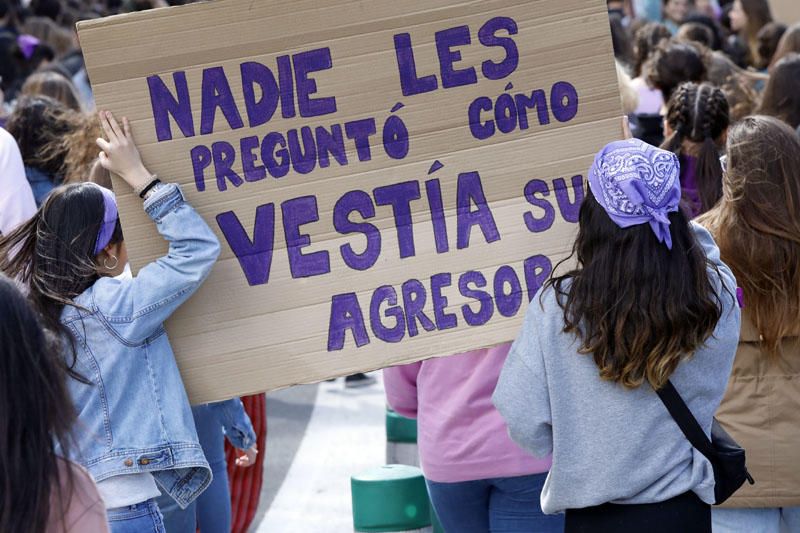 Manifestación de los estudiantes en Valencia contra el pin parental