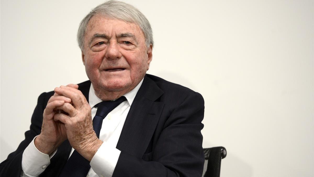 Claude Lanzmann, en Berlín, en el 2013