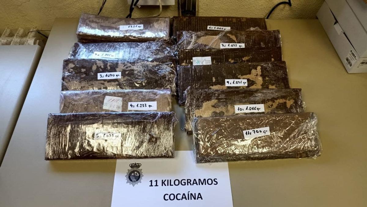 Cocaína intervenida.
