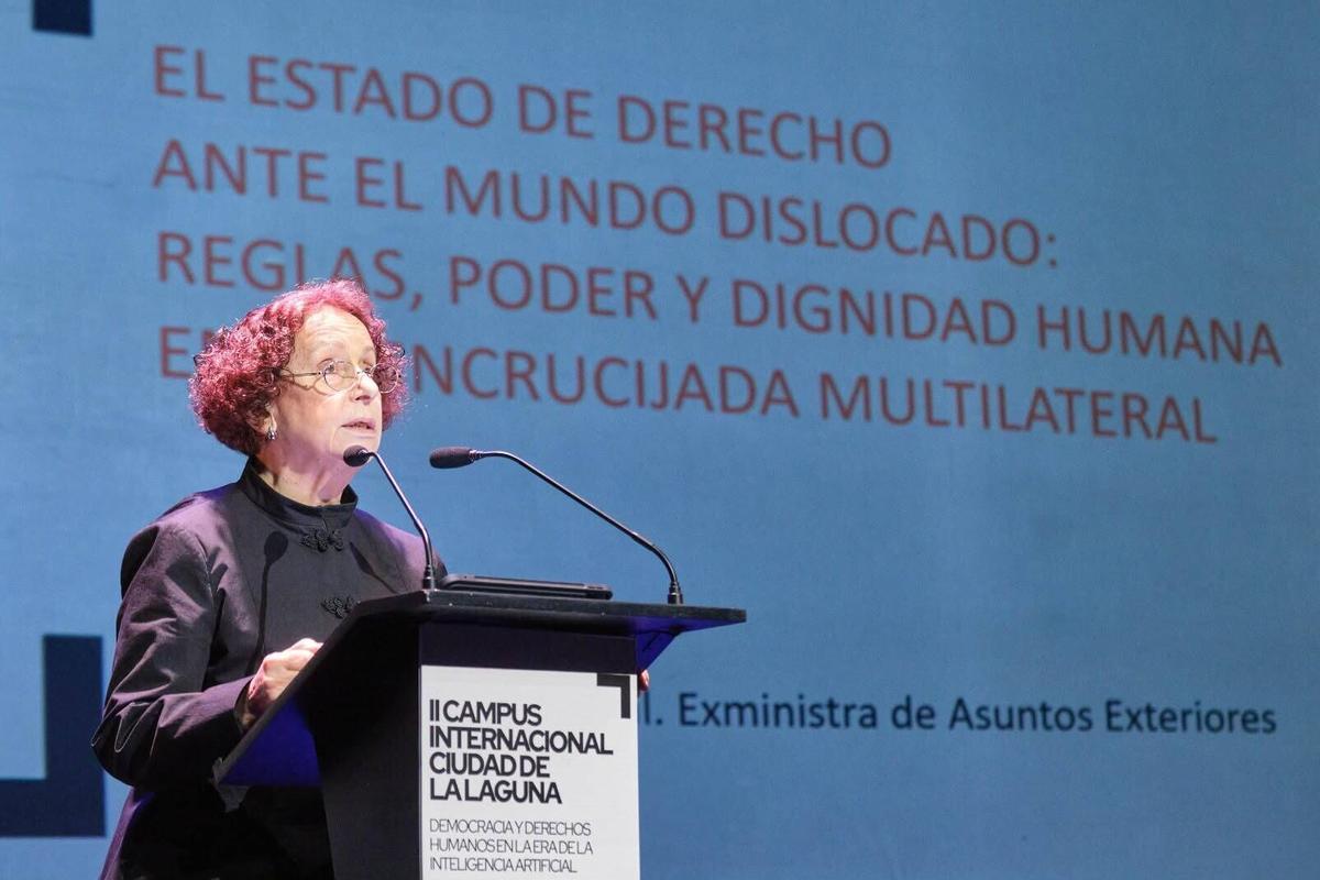 La exministra de Asuntos Exteriores, Ana Palacio.