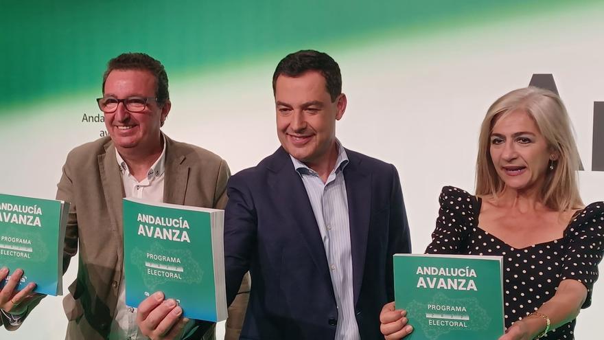 Juanma Moreno aspira a una “Andalucía líder” con un programa “sin experimentos”