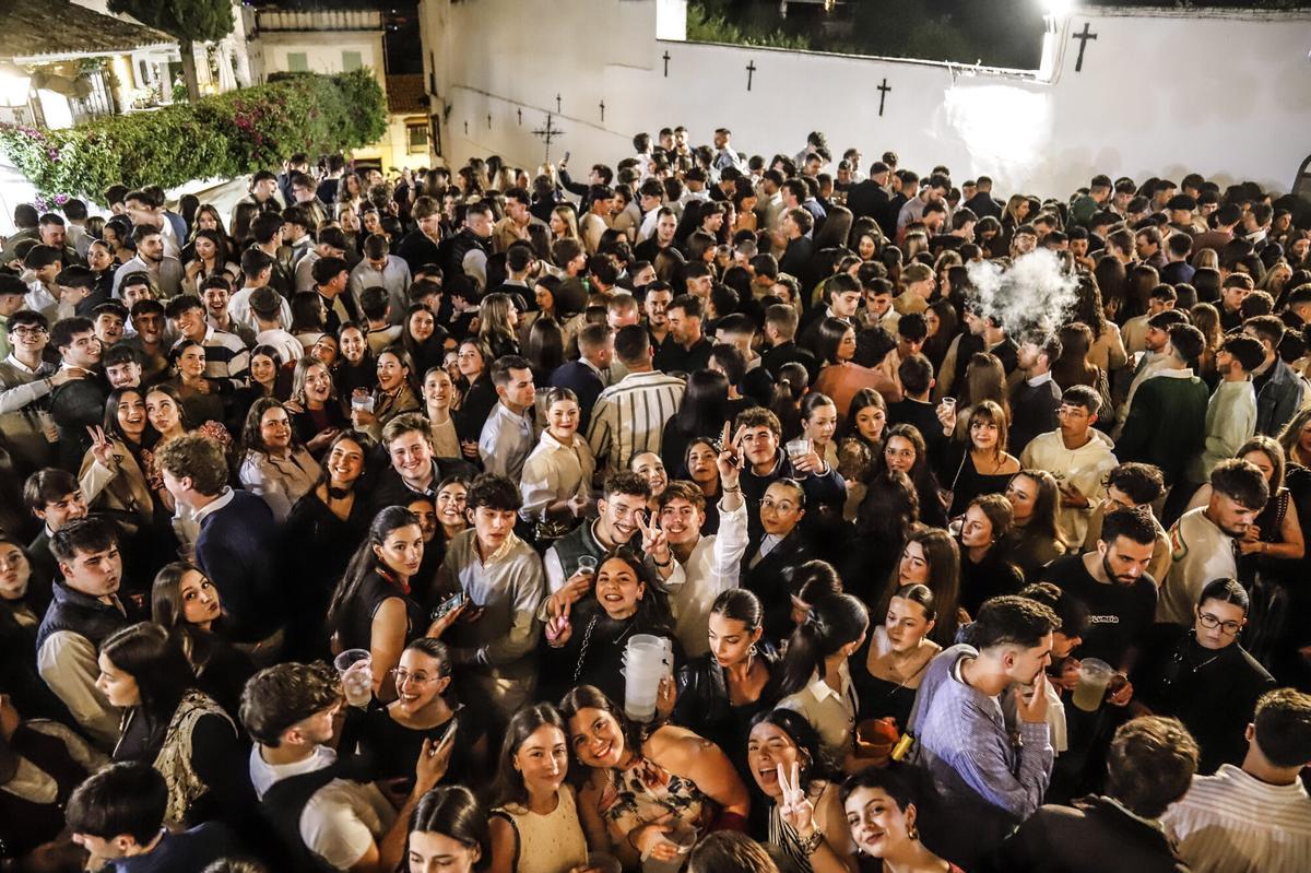 Ambiente en la cruz de mayo del Bailío el año pasado.