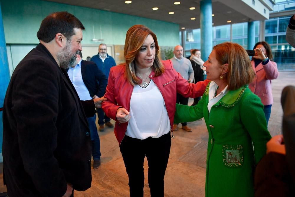 Acto de Susana Díaz en A Coruña