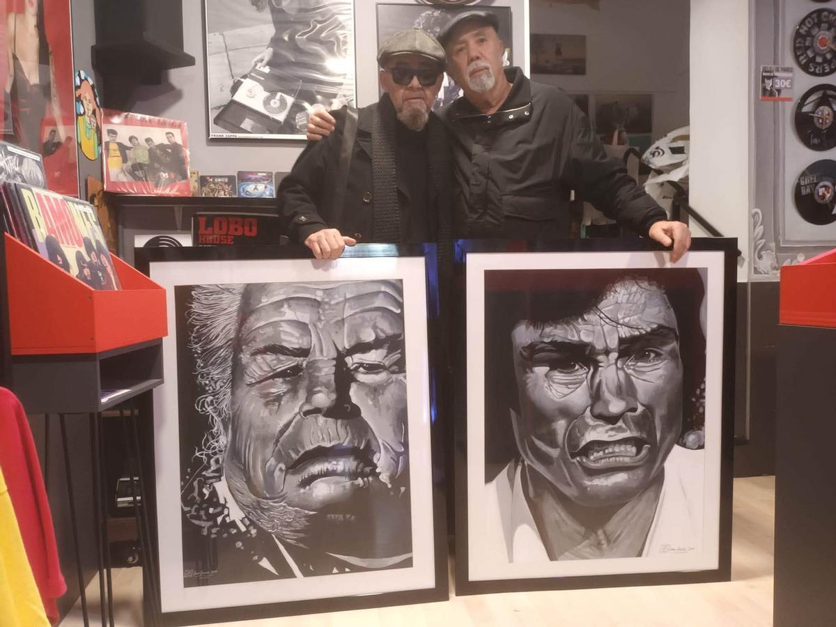Gene García y Paco Lobo en uno de sus últimos encuentros.