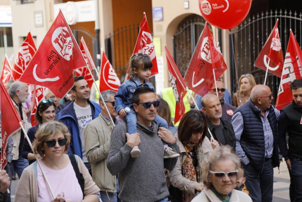 Manifestación del 1 de Mayo en Castelló
