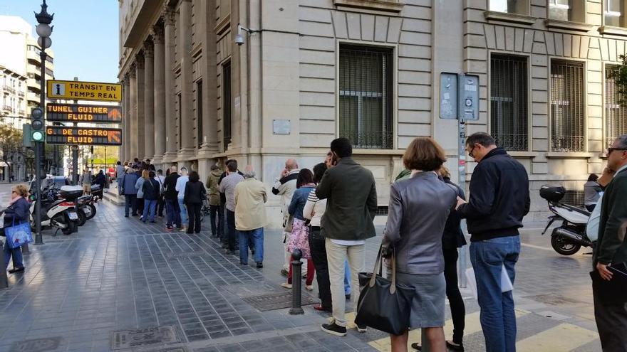 La delegación de Hacienda en València.