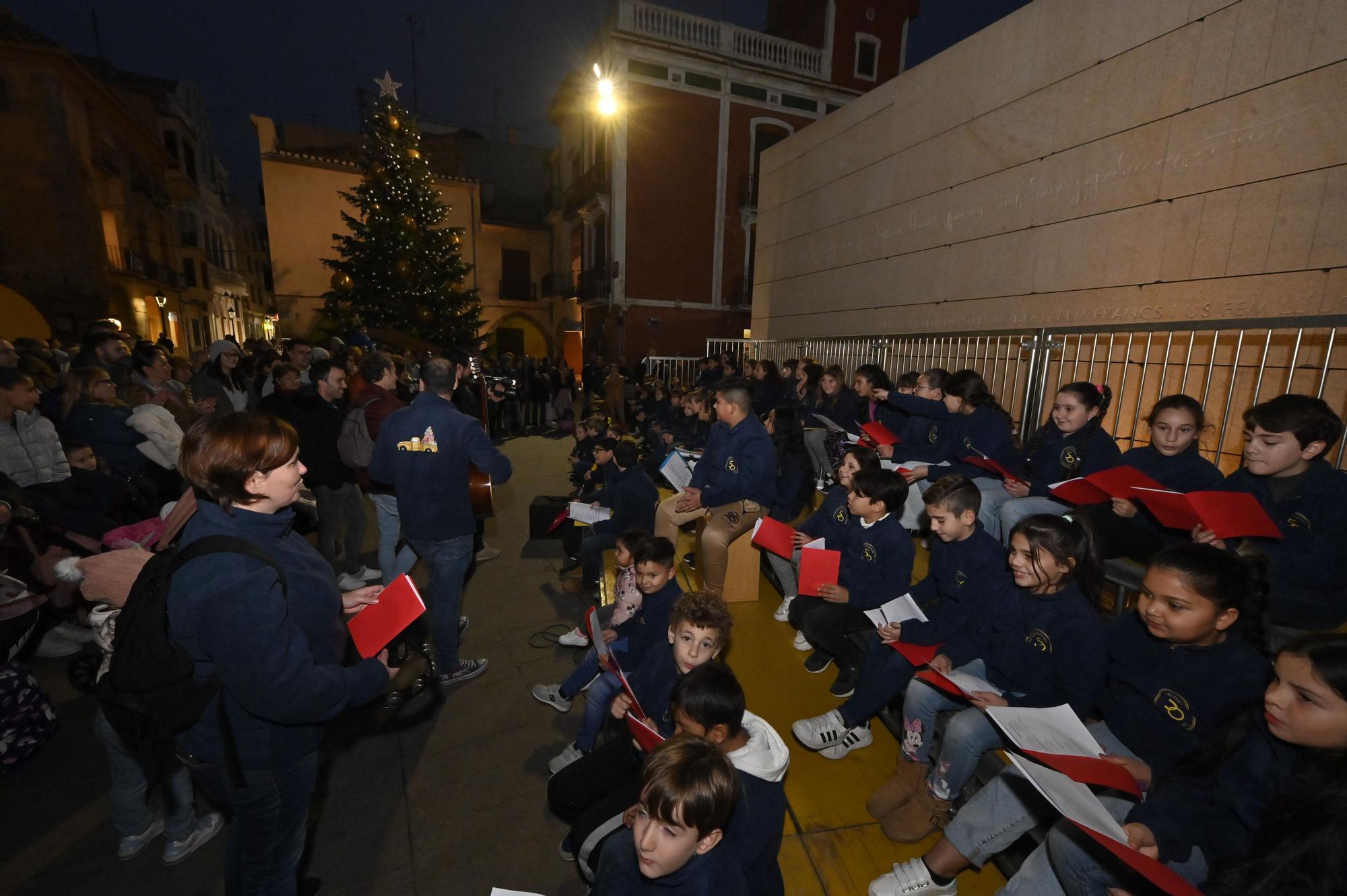 Encesa de las luces del árbol de Navidad de Vila-real