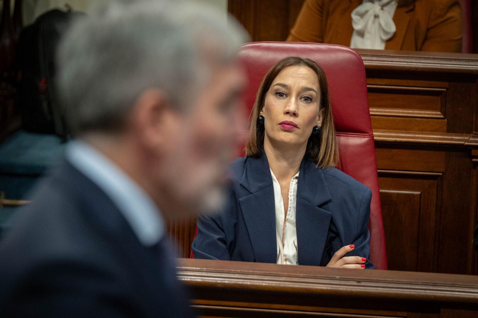 Pleno del Parlamento de Canarias.