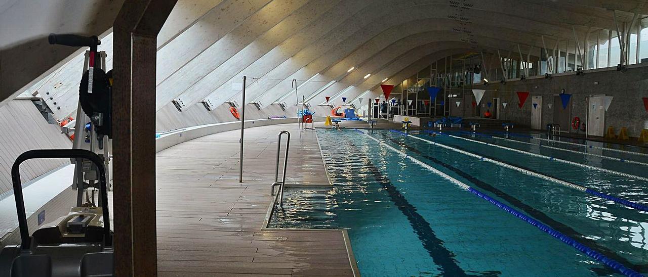 Instalaciones de la piscina municipal de Cangas, “A Balea”. |   // G.NÚÑEZ