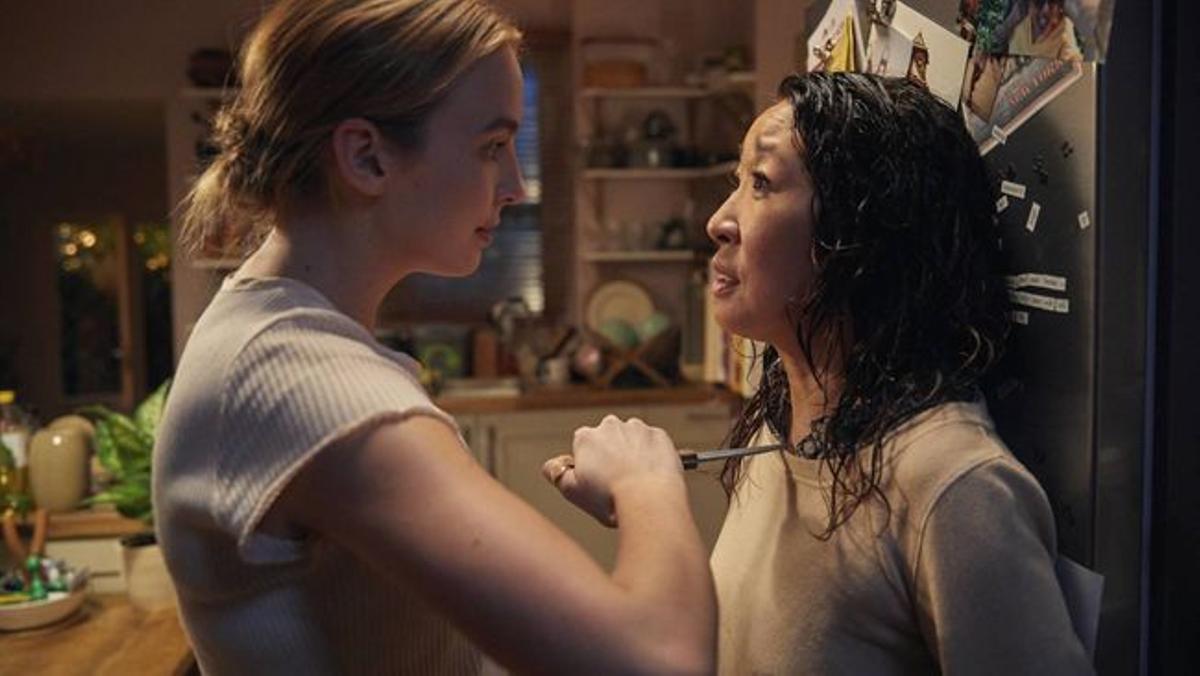 Jodie Comer y Sandra Oh en 'Killing Eve'