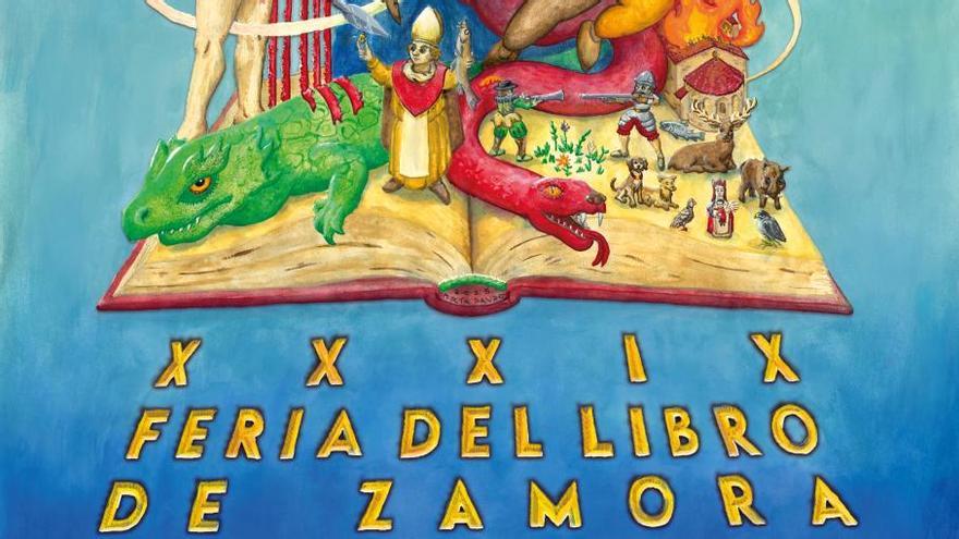 Cartel de la Feria del Libro de Zamora.