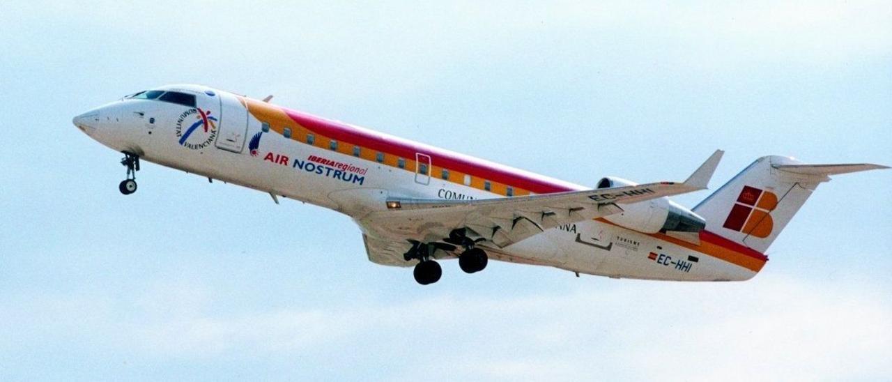 Un avión de Air Nostrum, en una imagen de archivo.