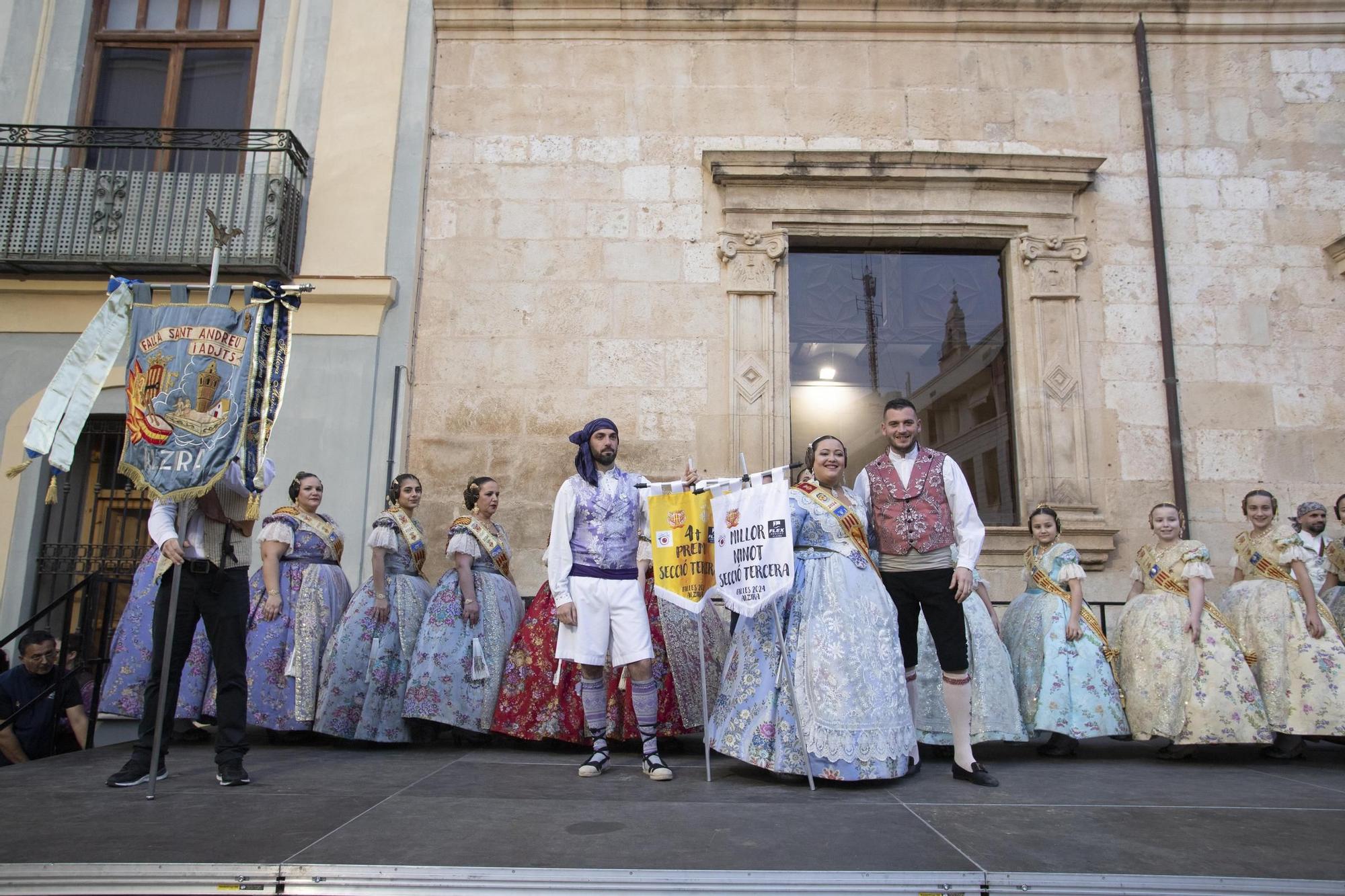 Las mejores imágenes de la entrega de premios de las fallas de Alzira