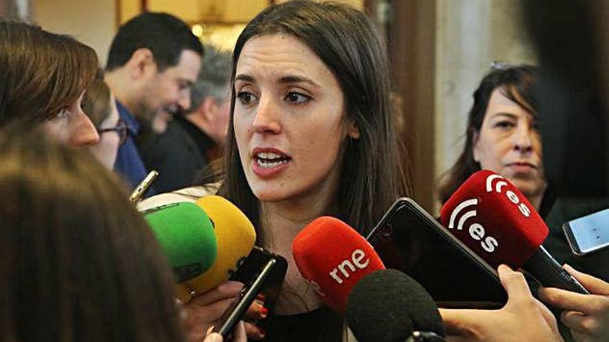 Irene Montero es va mostrar molt crítica amb la decisió d&#039;Íñigo Errejón.