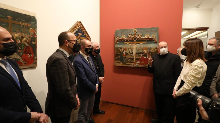 Los bienes recuperados de las parroquias de Aragón se exhiben ya en el Museo Diocesano de Barbastro