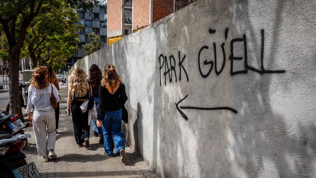 Pintada en la calle de Maignon.