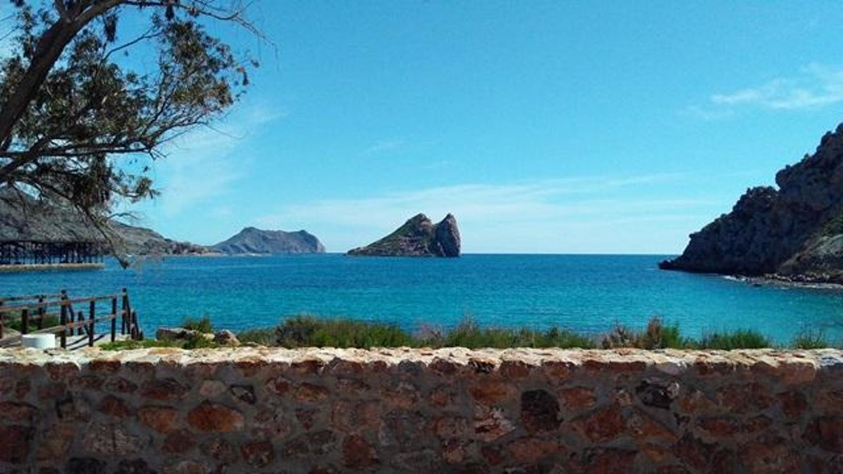 Vistas desde el mirador Joan Manuel Serrat, en Águilas