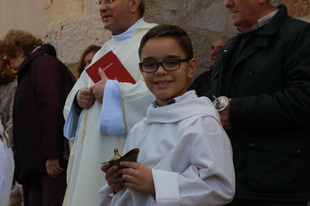 Celebración del día de san Antón en Monfarracinos.