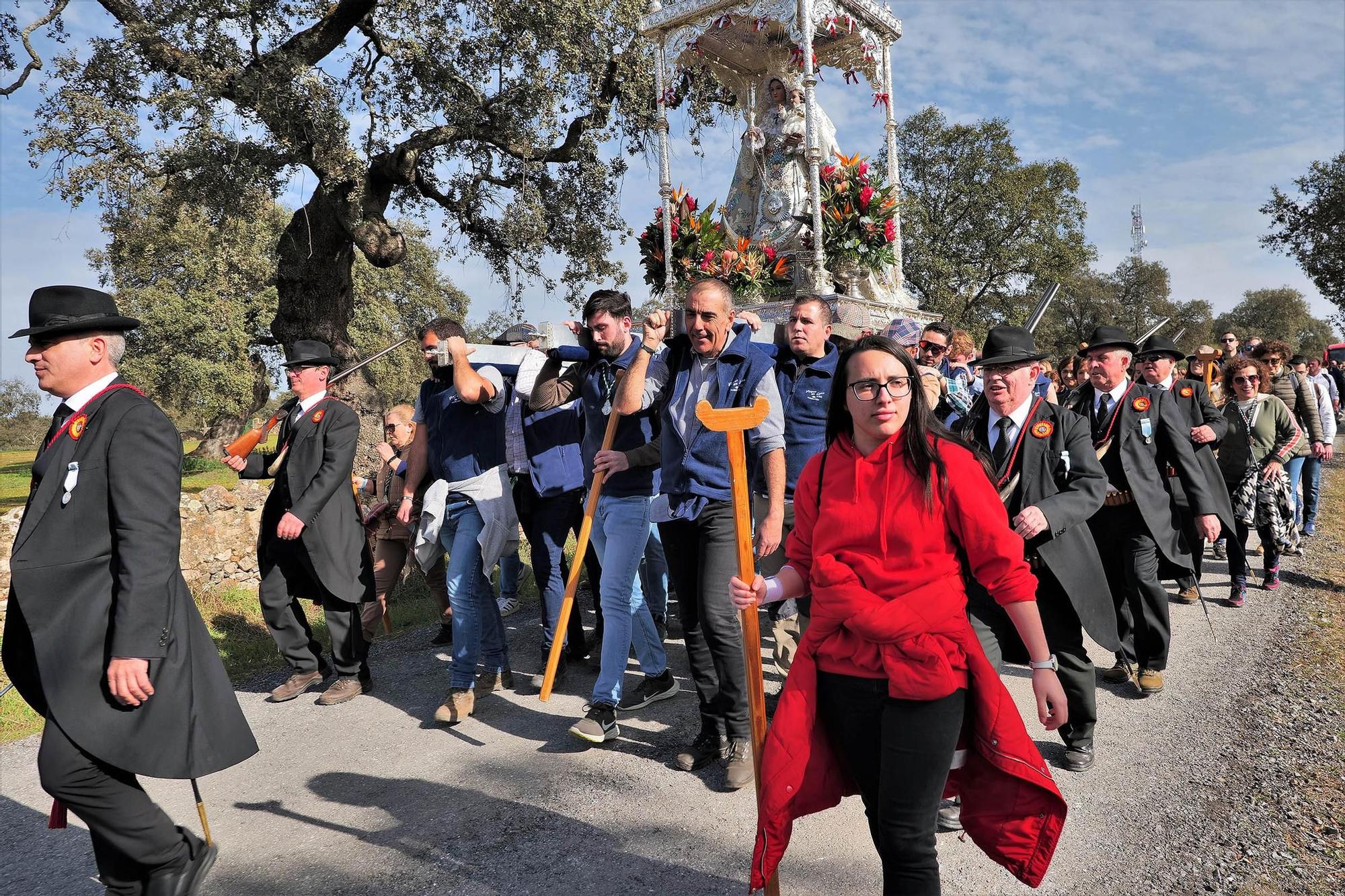 Pozoblanco vive la romería de traida de la Virgen de Luna