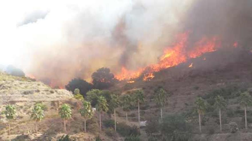 Incendio en Mijas