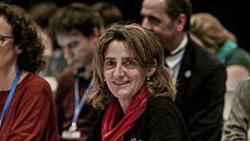 La ministra per a la Transició Ecològica en funcions, Teresa Ribera, va col·laborar en l&#039;acord final
