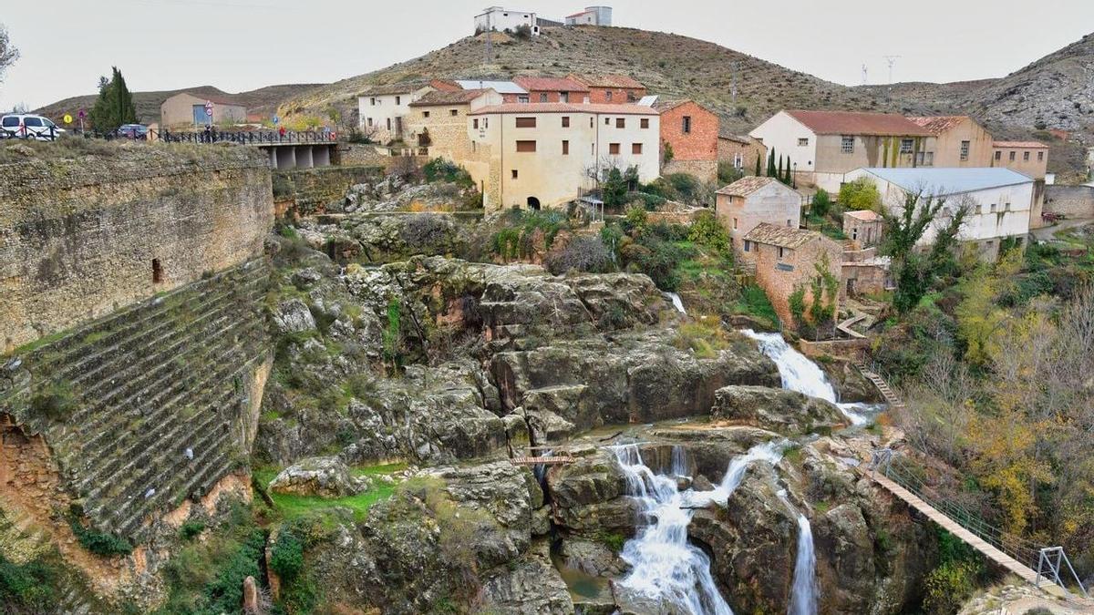 La presa romana de Almonacid de la Cuba.