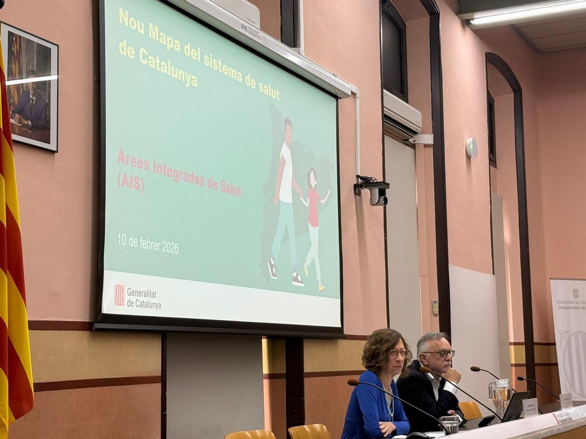 Plaza i del Castillo a la presentació del nou mapa sanitari