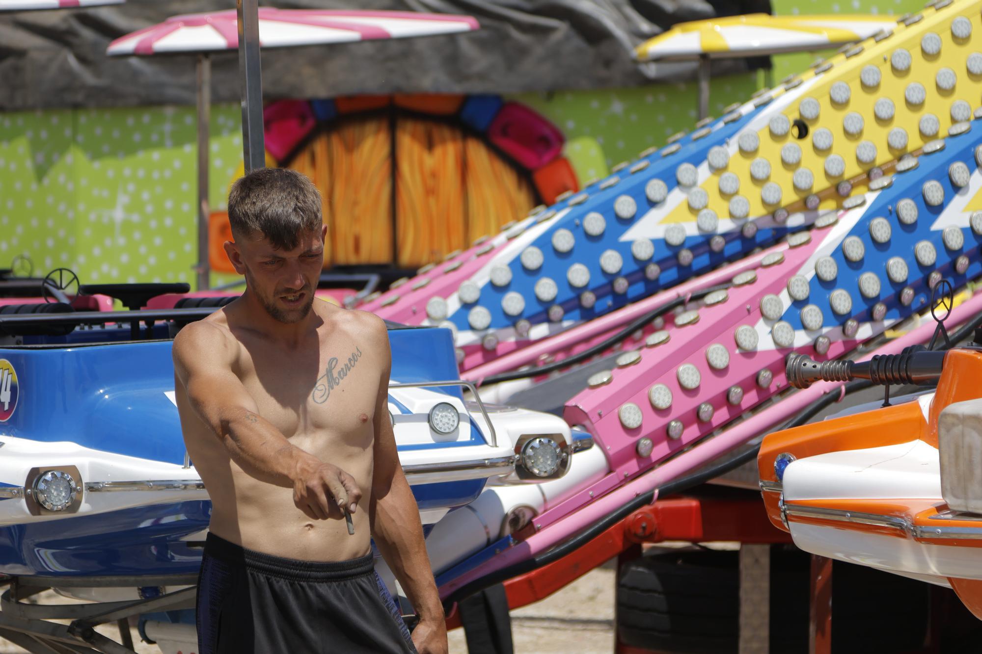 Los preparativos de la feria de Cáceres