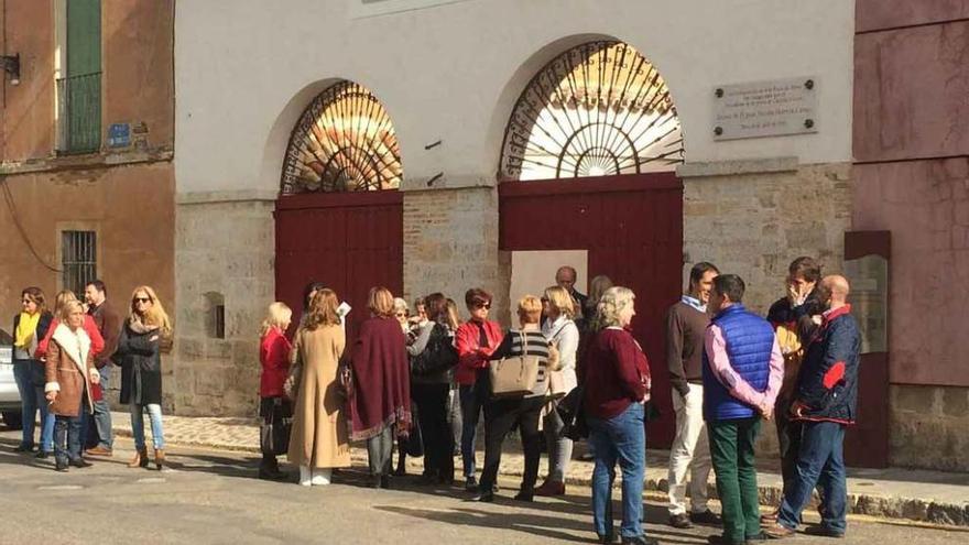 Familiares de los fiscales del congreso de Zamora visitan Toro