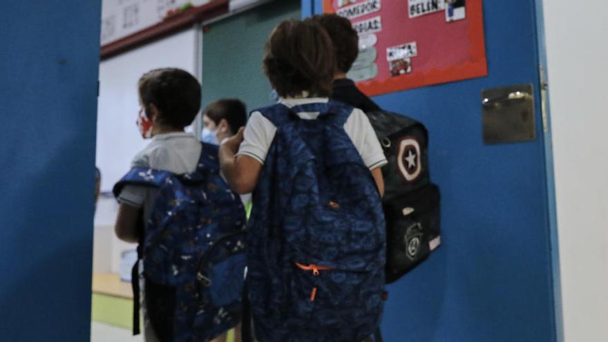 Los niños madrileños vuelven al cole.