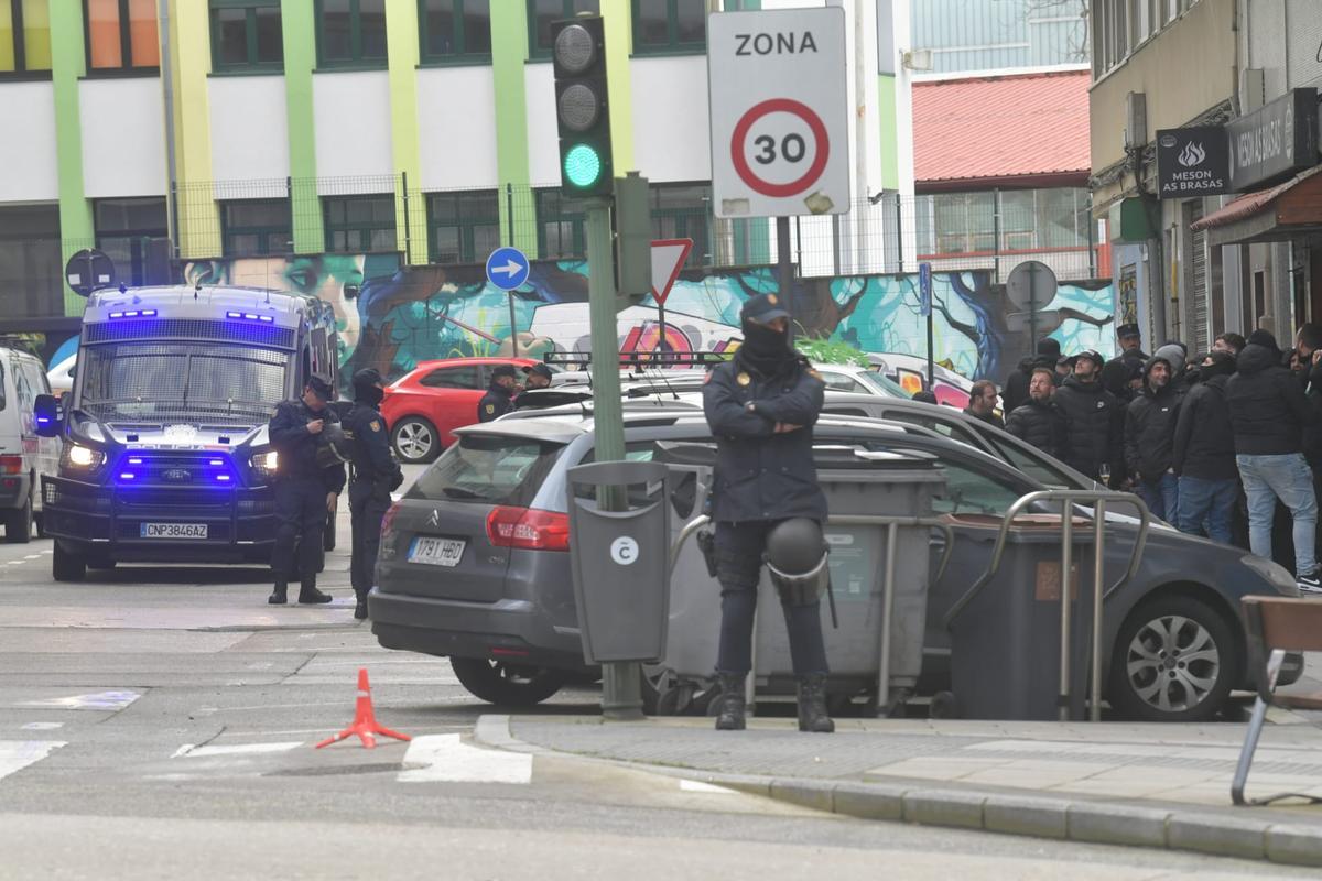 Ultras del Racing en O Ventorrillo
