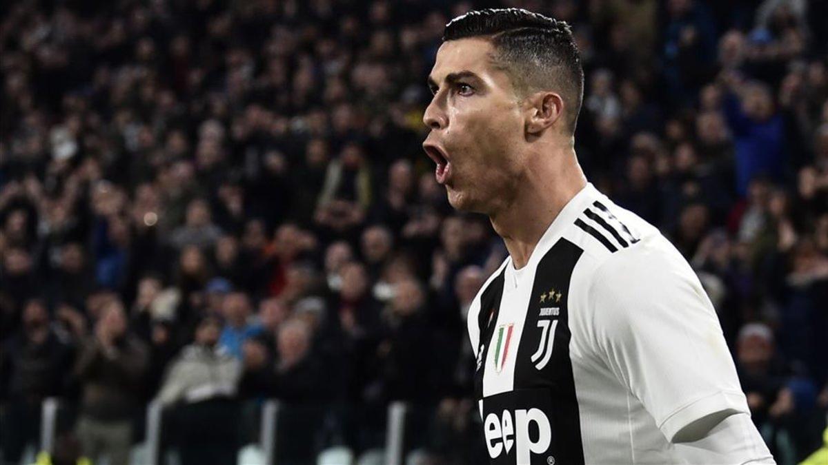 Cristiano Ronaldo celebró el gol a lo grande