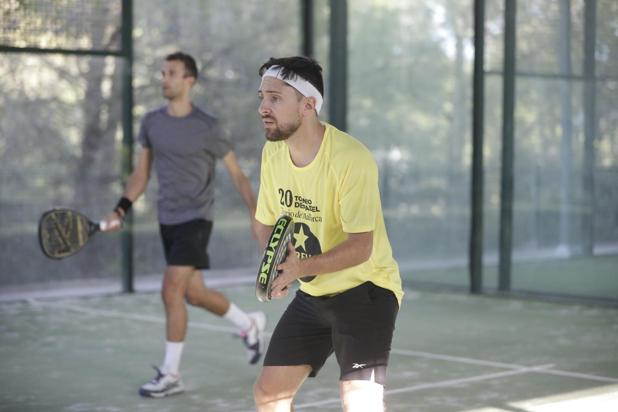 20 Torneo de pádel Diario de Mallorca -Trofeo Estrella Damm | Más de 40 partidos en el segundo día del Estrella Damm