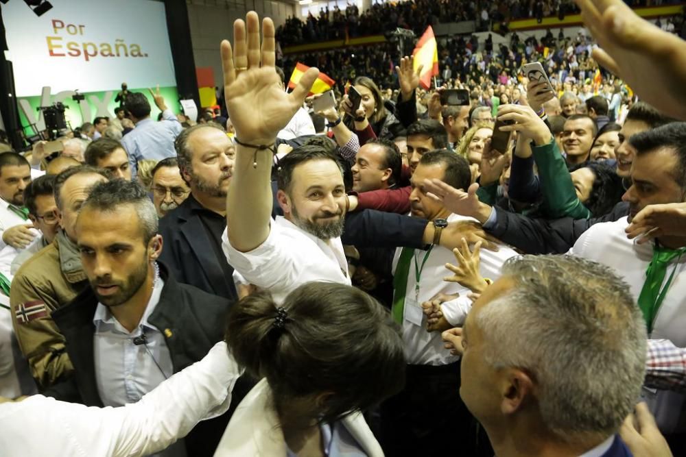 Acto de campaña de Vox en Murcia