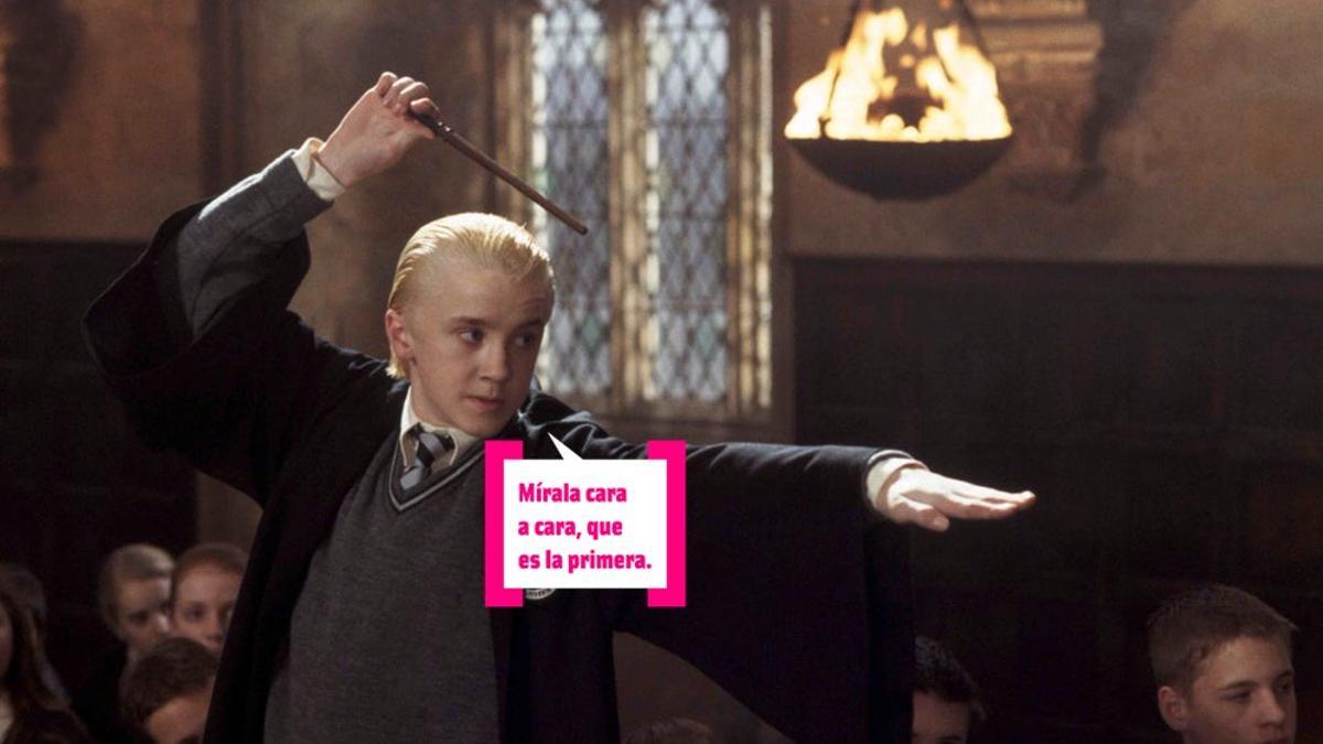 Draco Malfoy baila sevillanas en Harry Potter