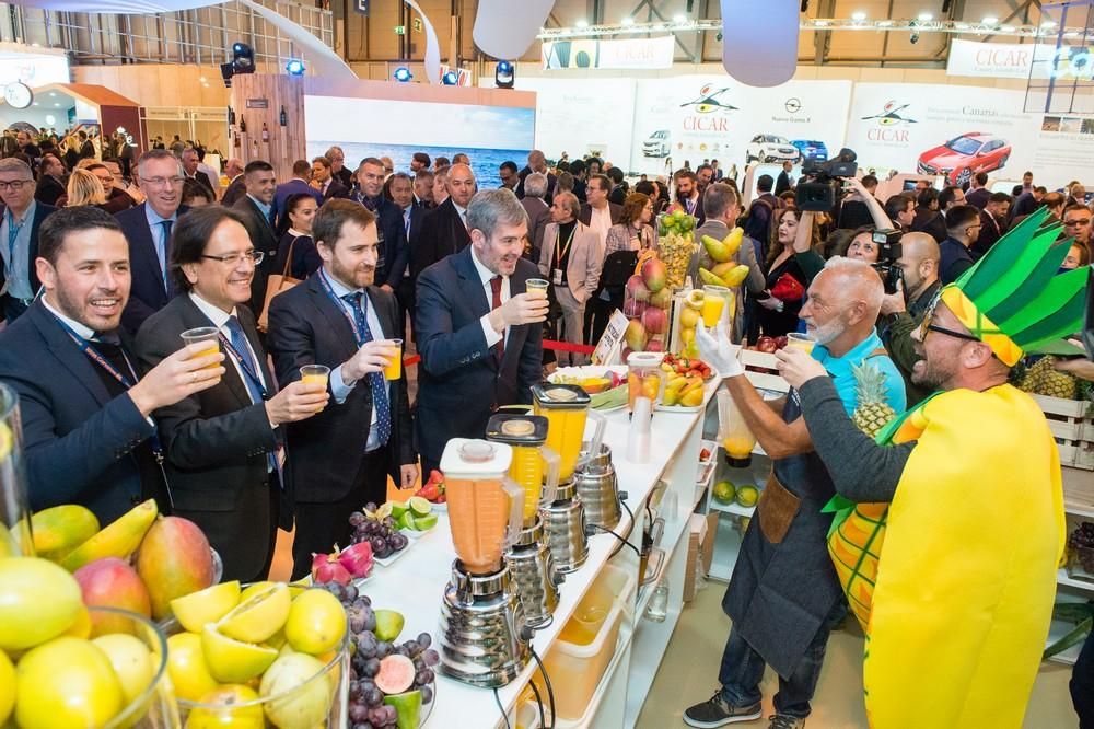 Inauguración del Pabellón de Canarias en la Feria Internacional de Turismo FITUR 2019.