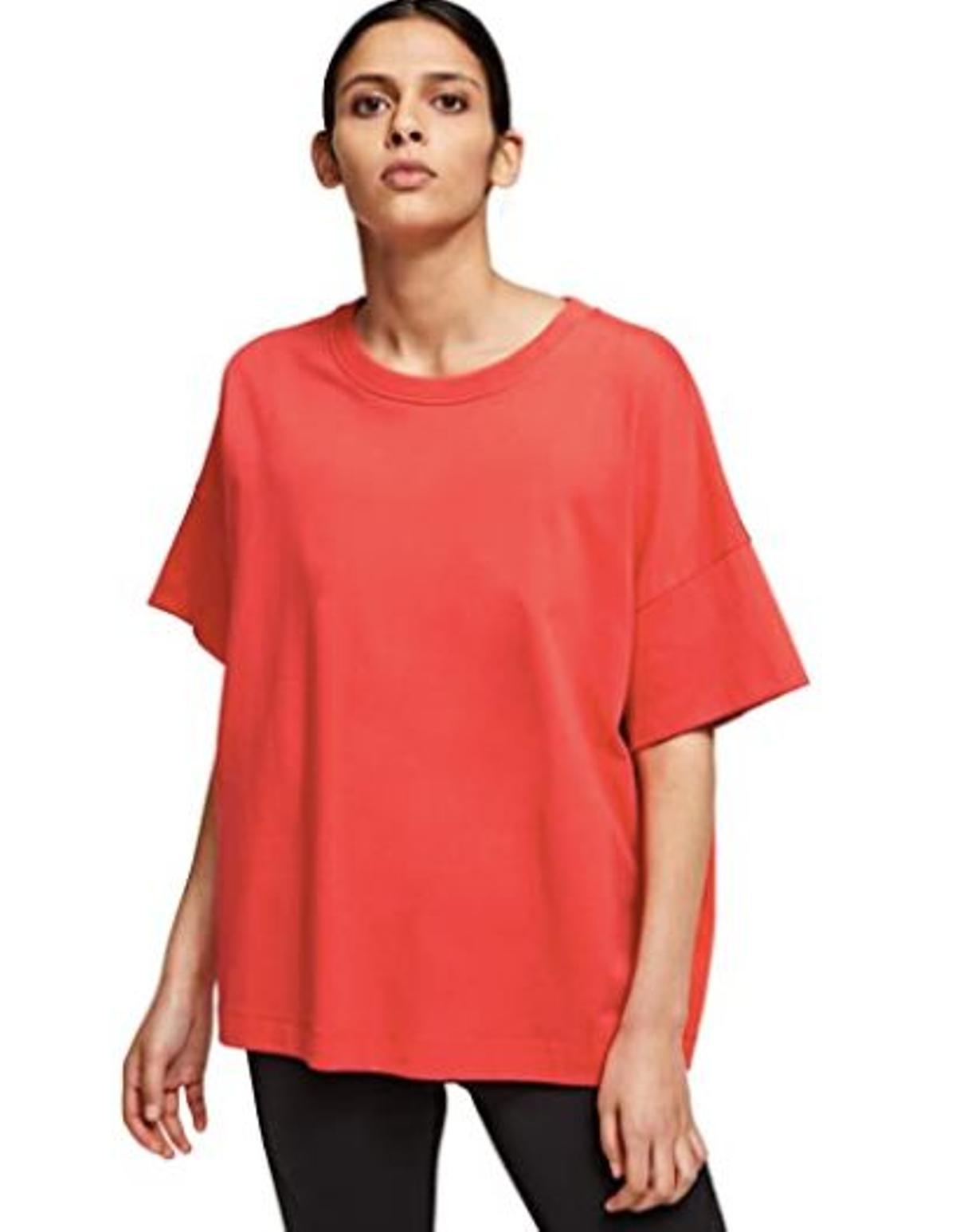 Camiseta oversize en naranja