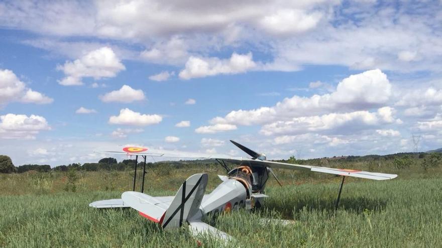 La avioneta accidentada en Requena