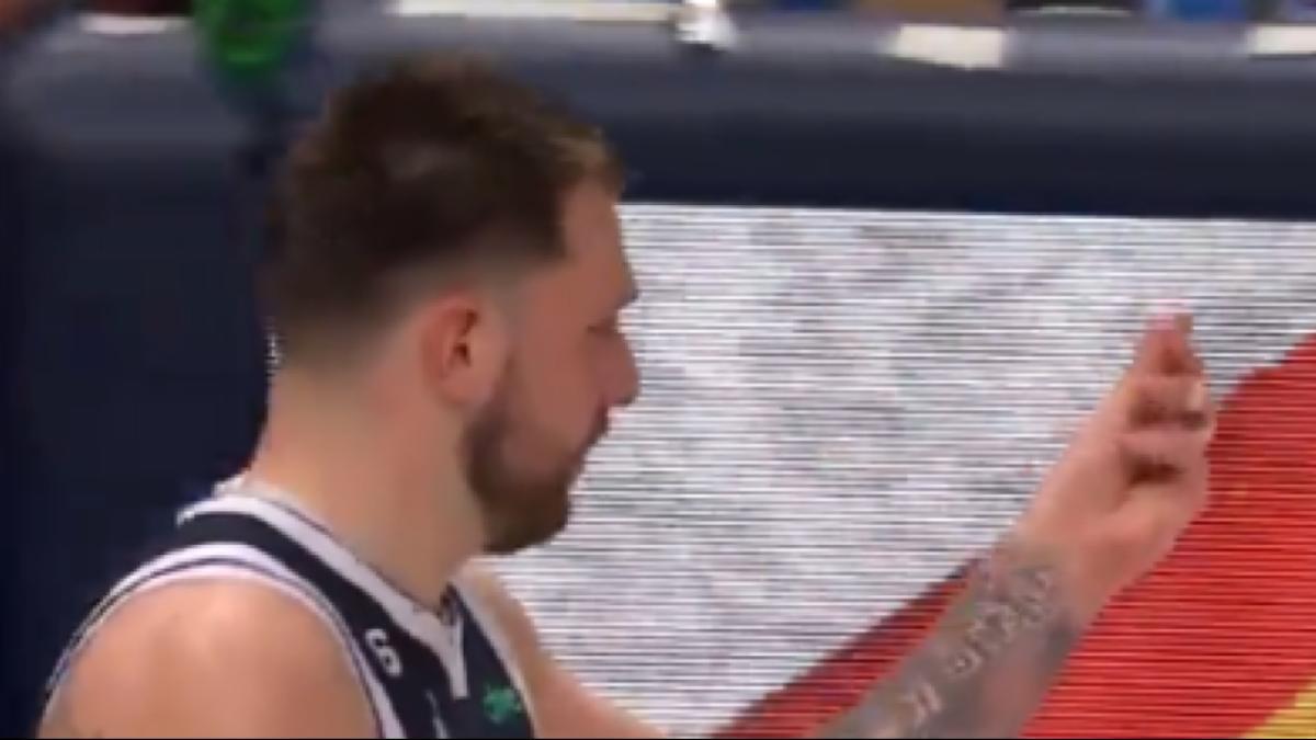 El feo gesto de Doncic