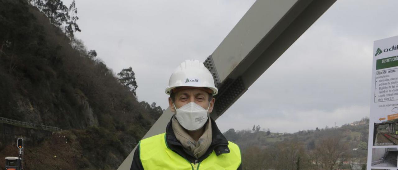 Ángel Contreras Martín, esta  semana en Mieres. |  Fernando Rodríguez