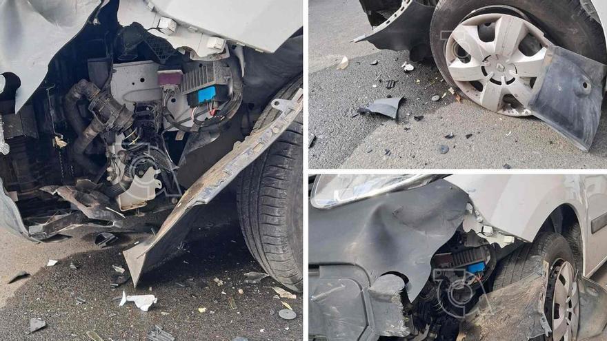 Buscan al conductor de un Seat Ibiza que huyó tras un brutal accidente nocturno en Telde