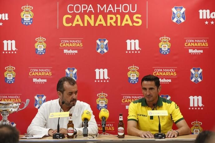 Manolo Jiménez, en la presentación de Copa Mahou