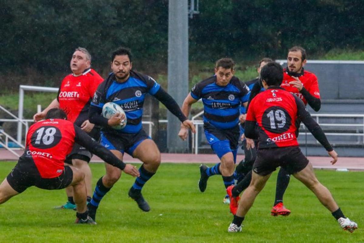 Un momento del encuentro disputado este fin de semana en Fontecarmoa.