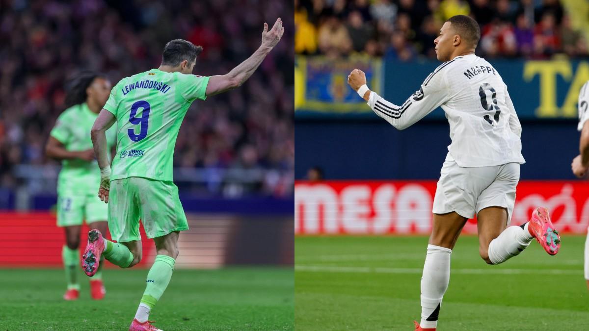 Lewandowski vs. Mbapp谷: la lucha por el pichichi