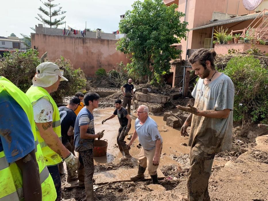 Una riada de solidaridad inunda Sant Llorenç