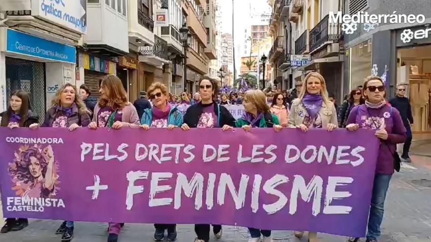 Vídeo: Manifestación en Castelló por el 8M