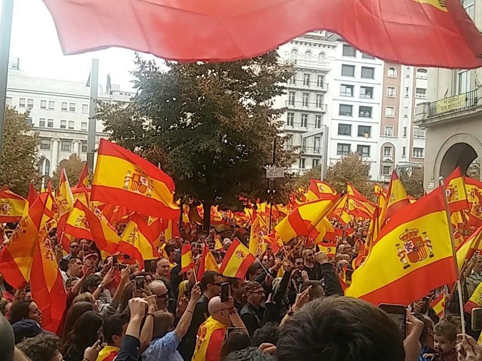 Manifestación contra el 1-0 en Zaragoza